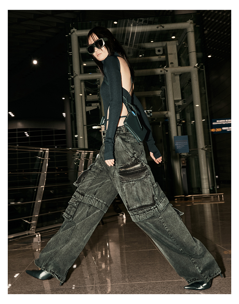 Juun.J Denim Cargo Jogger (BLACK)の商品ページ | ジュン・ジー